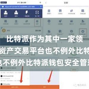 比特派作为其中一家领先的数字资产交易平台也不例外比特派钱包安全管理